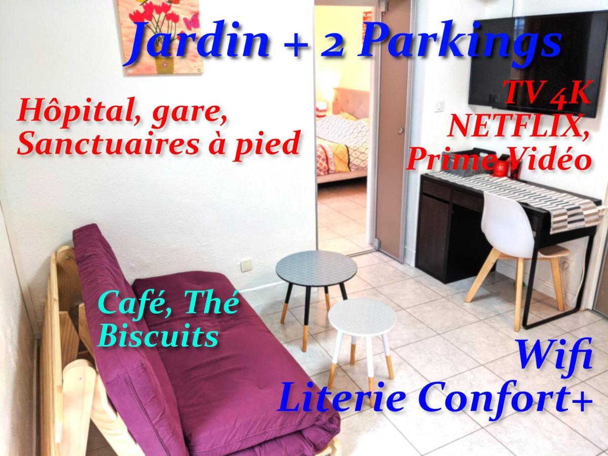 Au Petit Marcadal **sanctuaires, hôpital, gare** Apartamento Lourdes Exterior foto